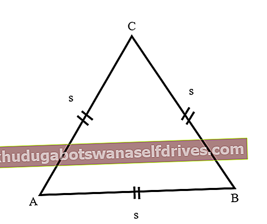 Sådan beregnes omkredsen af ​​en trekant