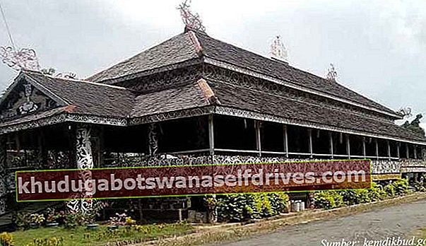 7 charakteristík tradičných laminátových domov, typický obytný východ Kalimantan