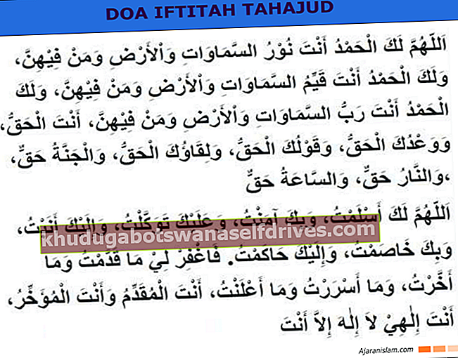 Διαβάστε το iftitah για προσευχές τα μεσάνυχτα