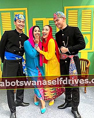3+ originalna tradicionalna moška in ženska oblačila Betawi (IME IN OPIS)