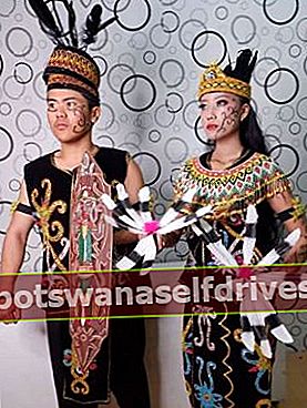 Nordlige Kalimantan traditionelt tøj