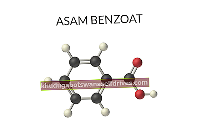 Chemický vzorec kyseliny benzoovej