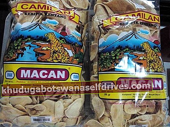 LimaKaki: Krompirčki čips Cap Macan, tipični prigrizki Malang, ki jih morate vzeti domov