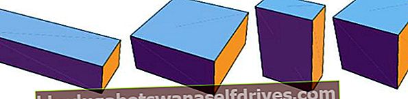 Kako izračunati prostornino bloka in površino bloka