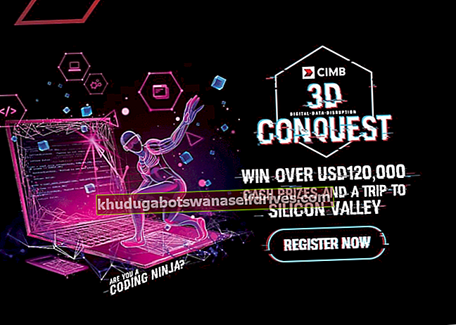 CIMB 3D Conquest: Løs verdensproblemer og fly til Silicon Valley